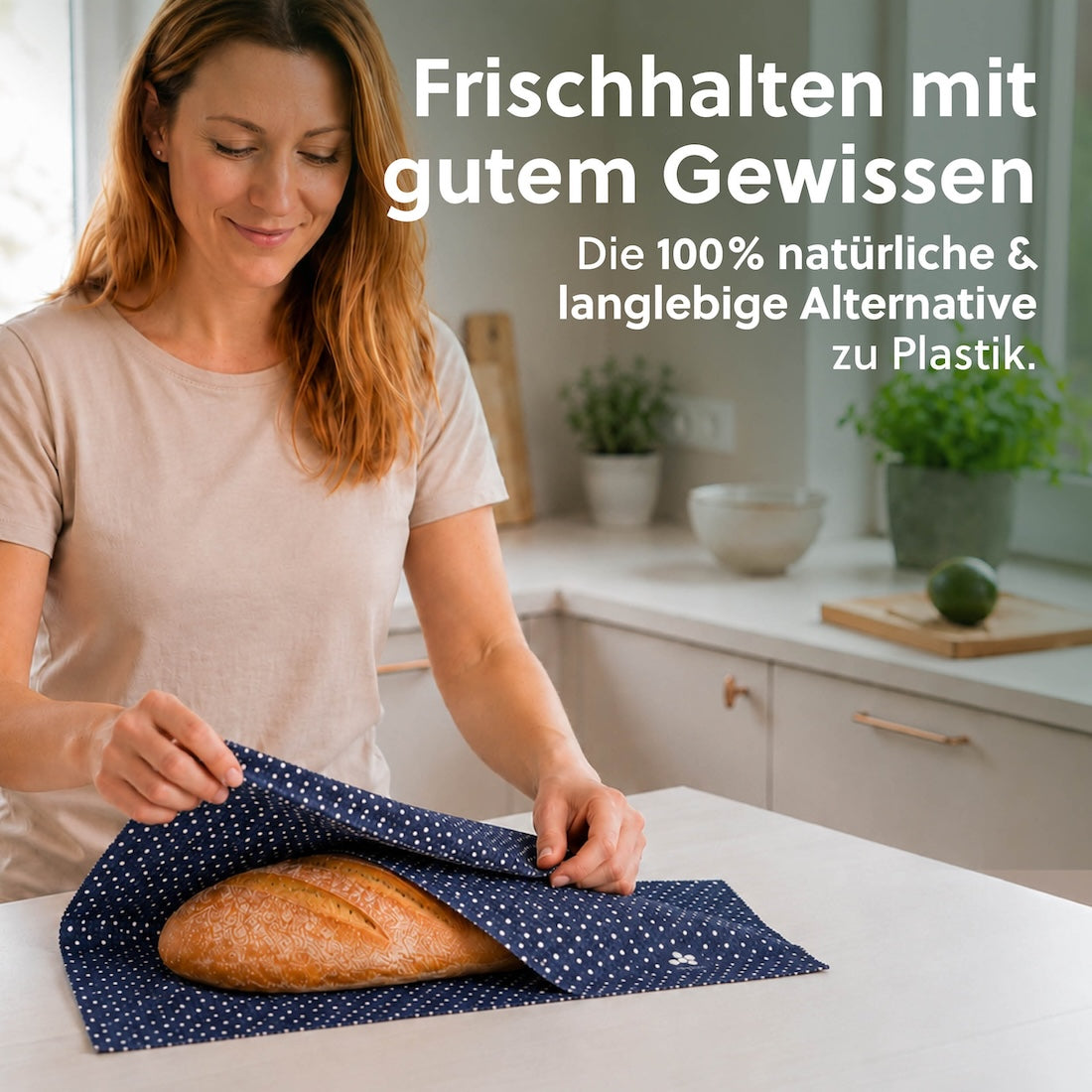 Bienenwachstuch Set mit drei Größen (S,M,L)