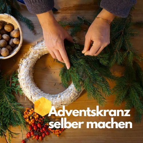 Adventskranz selber machen, 3 kreative Varianten