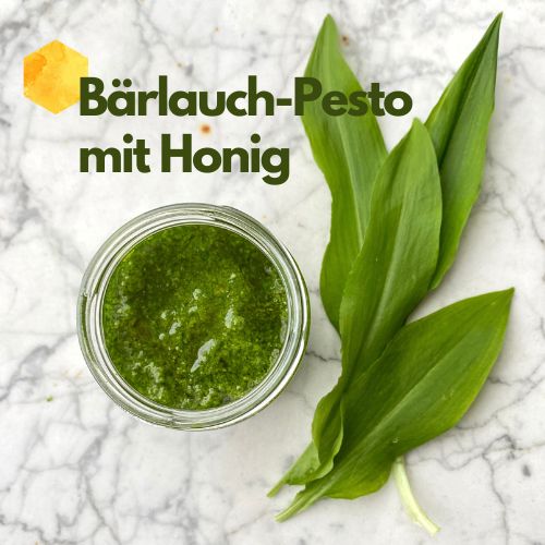 Saisonales Bärlauchpesto mit Honig