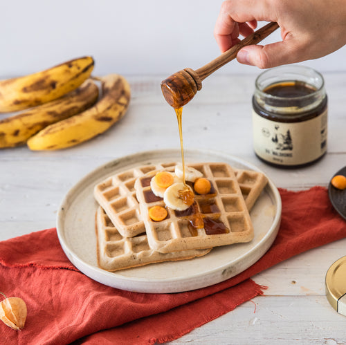 Rezept: Nina's liebste Bananen Waffeln - schnell und einfach