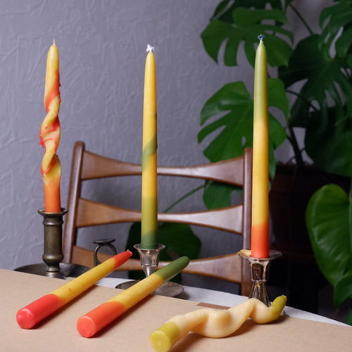 DIP DYE Kerzen - Kerzen einfach selber färben
