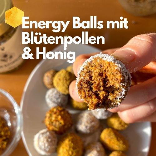 Rezept: Energy Balls - Energiekugeln mit Blütenpollen