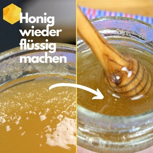 Honig wieder flüssig machen - so gehts!