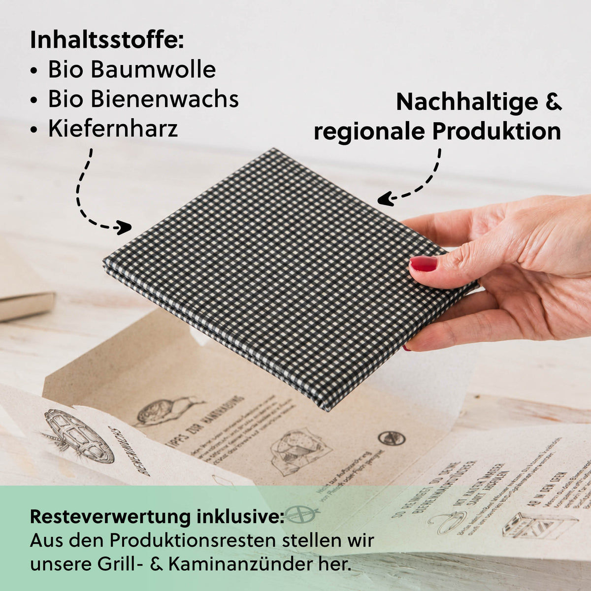 Bienenwachstuch XXL - Brottuch 46 x 60cm