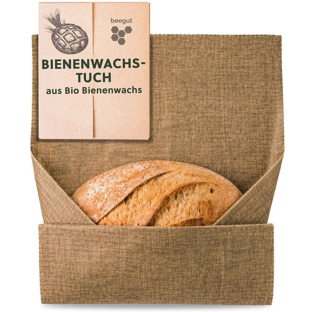 Leinen Bienenwachs Brottuch, 46 x 60cm