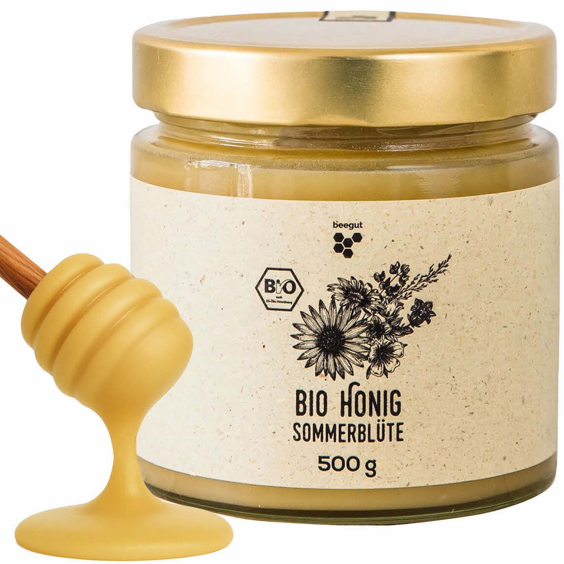 Der Geschmack des Sommers im Glas=>Sommerblütenhonig verwöhnt mit seinem harmonischen, lieblich-blumigen Aroma und ist der perfekte Begleiter für alle, die den Geschmack des Sommers lieben.